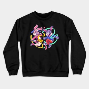 Couple Happy Rabbit Crewneck Sweatshirt